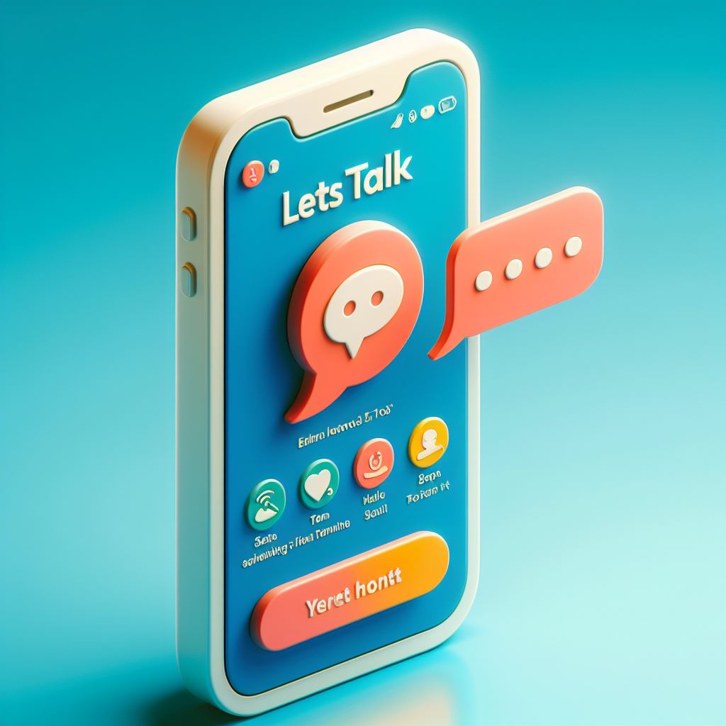 Letstalk, Landing Page